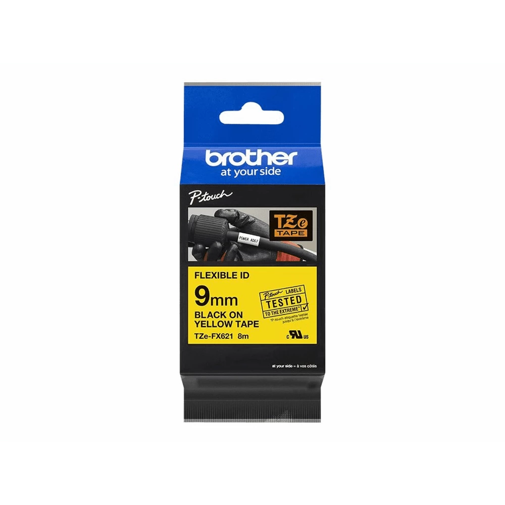 fbbr-tzfx621o-362fed578f1354fa0cd5b6813d973475-190964-1-71753832e156329702d8a9b32382f4d5 Brother Tze Fx621 Schwarz Auf Gelb Rolle 09 Cm X 8 M 1414453451 - Image 1