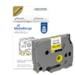 Mediarange Kunststoff Schriftbandkassette 12Mm X 8M Tz 631 Schwarz Auf Gelb 366720322