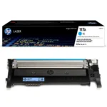 Original Hp 117A W2071A Cyan Tonerkartusche