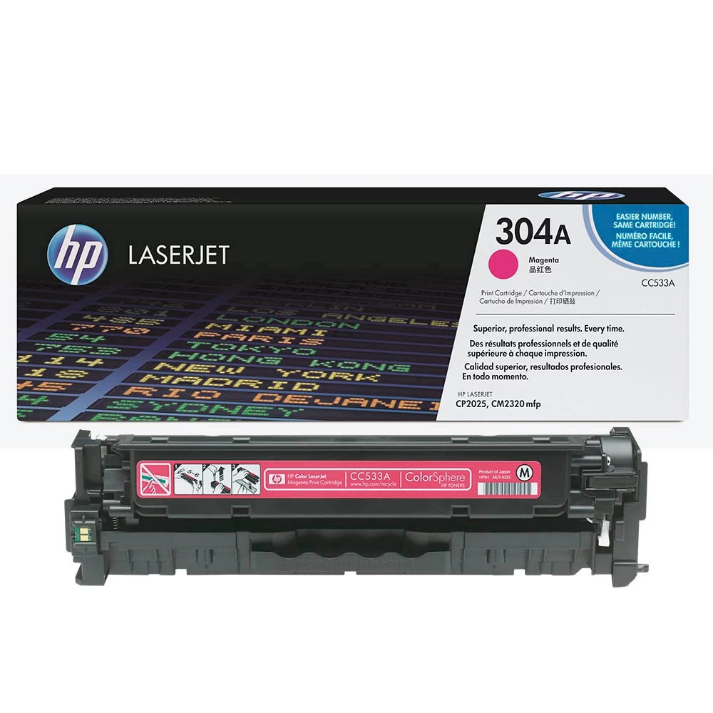 hp-304a-cc533a-magenta-tonerkartusche-215913 Original Hp 304A Cc533A Magenta Toner Fur Ca 2800 Seiten - Image 1