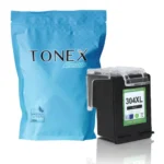 Tonex Alternativ Fur Hp 304Xl N9K08Ae Tinte Schwarz Bis Zu 300 Seiten 10Ml
