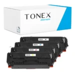 Tonex Alternativ Fur Hp 415A Toner Schwarz Cyan Magenta Gelb Spar Set