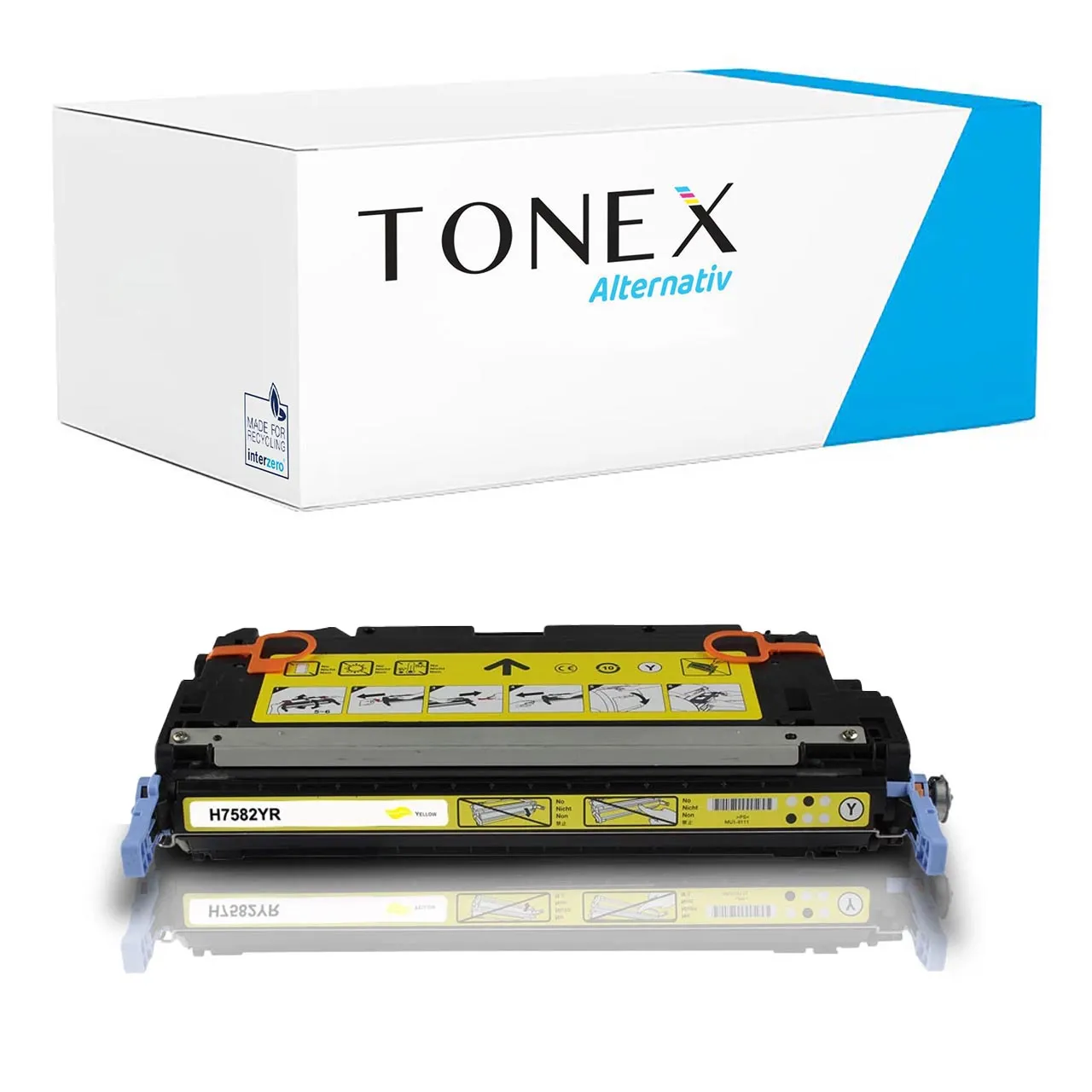 hp-503a-q7582a Tonex Alternativ Fur Hp 503A Q7582A Toner Gelb Bis Zu 6000 Seiten - Image 1
