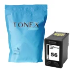 Tonex Alternativ Fur Hp 56Xl Tinte Schwarz Bis Zu 560 Seiten 21Ml