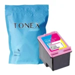 Tonex Alternativ Fur Hp 62Xl C2P07Ae Tinte Color Bis Zu 550 Seiten 12Ml Tri Color