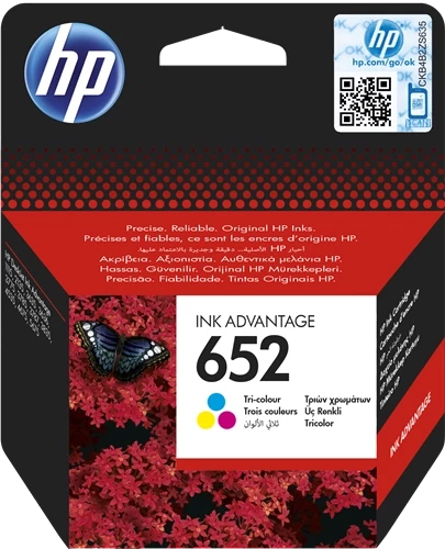 hp-652-mehrere-farben-druckerpatrone-30443 Original Hp 652 Black Tintenpatrone - Image 1