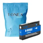 Tonex Alternativ Fur Hp 951Xl Cn046Ae Tinte Cyan Bis Zu 1500 Seiten