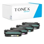 Tonex Alternativ Fur Hp 648A Toner Schwarz Cyan Magenta Gelb Spar Set
