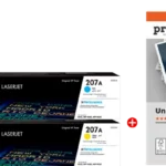 Hp Prindo Universal Papier 2500 Blatt Schwarz Cyan Magenta Gelb Weiss Value Pack 207A Mcvp 01