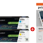 Hp Prindo Universal Papier 2500 Blatt Schwarz Cyan Magenta Gelb Weiss Value Pack 220A Mcvp