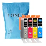Tonex Alternativ Fur Canon Cli 531Cmygy Tinte Cyan Magenta Gelb Grau