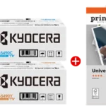 Kyocera Tk 5490 Mcvp Schwarz Cyan Magenta Gelb Weiss Value Pack Prindo Universal Papier 2500 Blatt