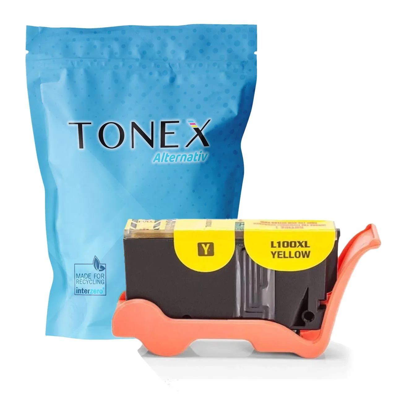 lexmark-100xl-yellow Tonex Alternativ Fur Lexmark 100Xl Tinte Gelb Bis Zu 800 Seiten - Image 1