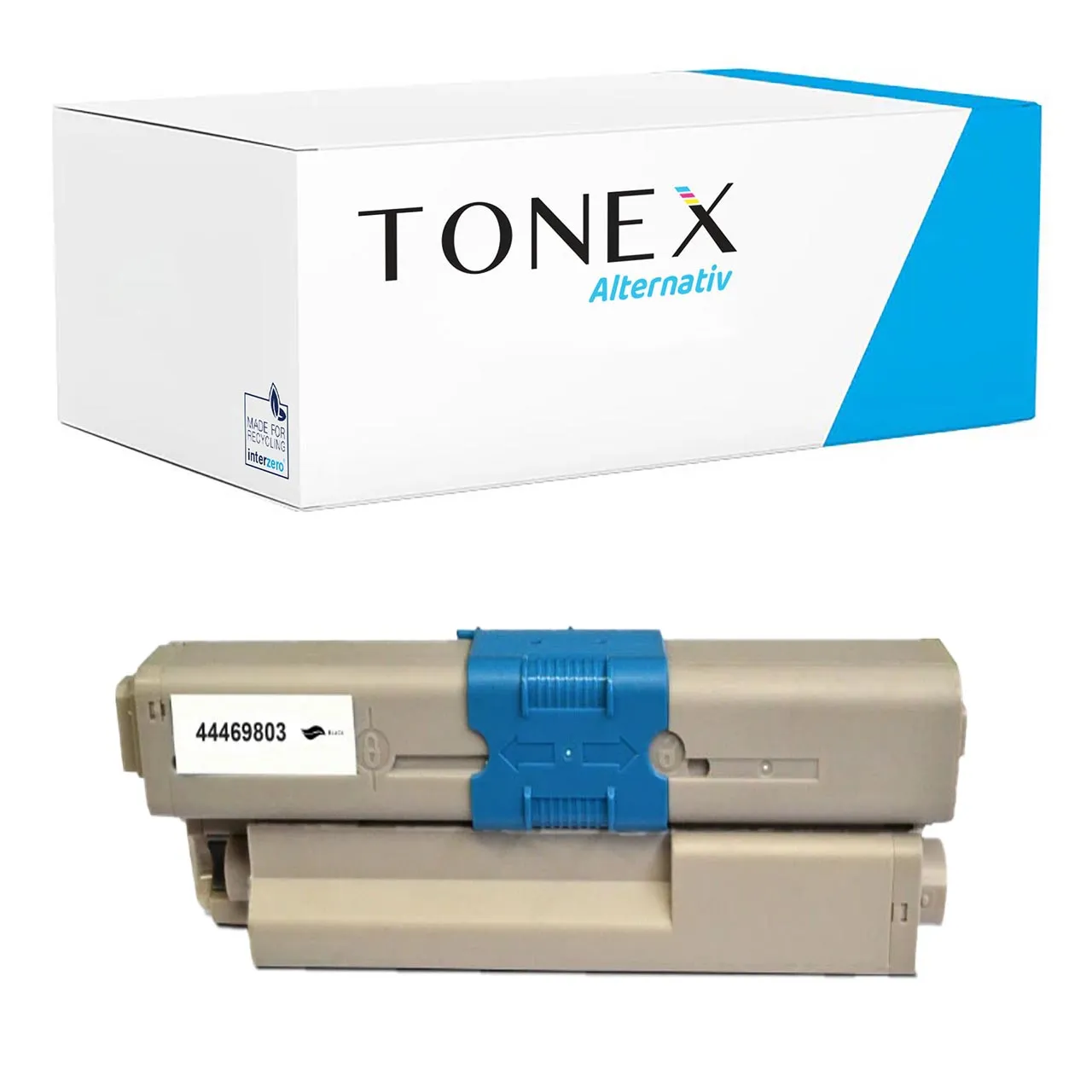 oki-c310-black Tonex Alternativ Fur Oki C310Bk 44469803Bk Toner Schwarz Bis Zu 3500 Seiten - Image 1
