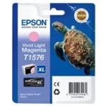 Original Epson C13T15764010 T1576 Tintenpatrone Magenta Hell
