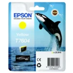 Original Epson C13T76044010 T7604 Tintenpatrone Gelb