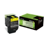 Original Lexmark 80C2Hy0 802Hy Toner Gelb