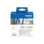 Brother Dk11234 Papier Selbstklebend Schwarz Auf Weiss 60 X 86 Mm 260 Etiketten