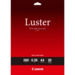 Canon Photo Paper Pro Luster Lu 101 Glanz 260 Mikron A4 210 X 297 Mm 335300410