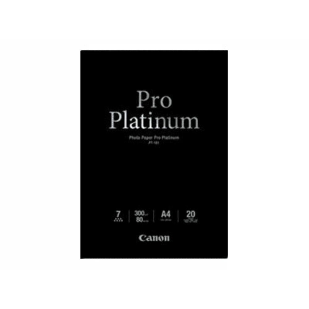 paca-pt101a4-045c736efccbabf43d30e390933934df-192262-1-4e18261690990961f505486e8ff9f6eb Canon Photo Paper Pro Platinum A4 210 X 297 Mm - Image 1