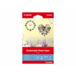 Canon Restickable Photo Paper Rp 101 Foto Aufkleber 5 Blatt 100 X 150 Mm 260 Gm2