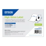 Epson Etiketten Hochglanzend Permanenter Acrylklebstoff Mikroporos Rolle 102 Cm X 58 M