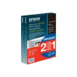 Epson Premium Glossy Photo Paper Bogof Glanzend 100 X 150 Mm 255 Gm2 40 Blatt Fotopapier Packung Mit 2 259484925