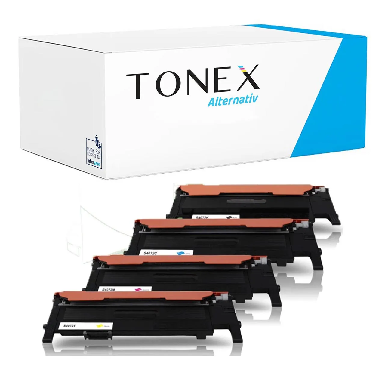 samsung-clp-310-spar-set Tonex Alternativ Fur Samsung Clp 310 Clt K4092S Toner Schwarz Cyan Magenta Gelb Spar Set - Image 1