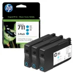 Hp Original 711 Cz134A Tintenpatrone Cyan 3 Pack