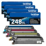 Brother Tn 248Xl Mcvp Schwarz Cyan Magenta Gelb Weiss Value Pack Prindo Universal Papier 2500 Blatt